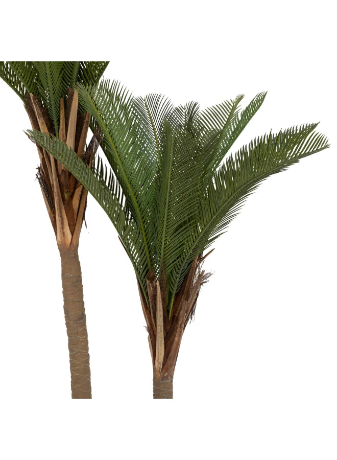 Atmosphera 2-Trunk Artificial Tropical Palm Tree with Pot Multicolour 180 cm 198107